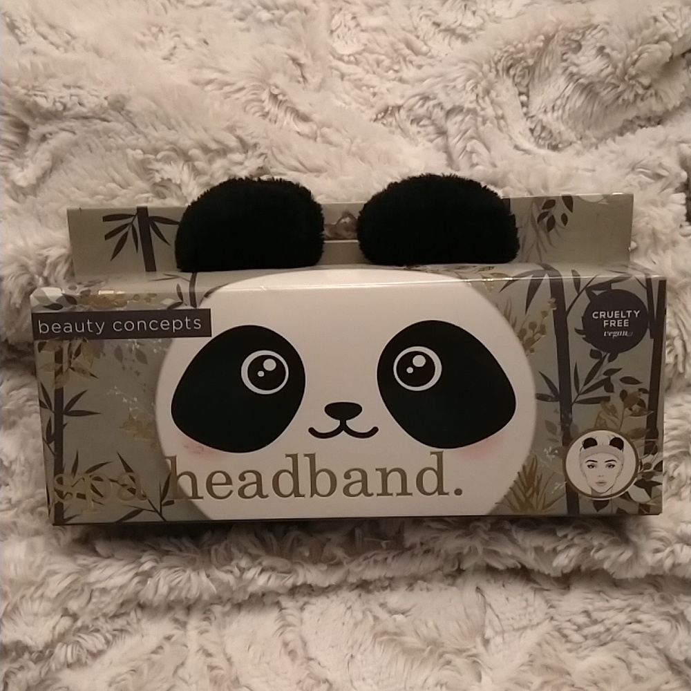 Super cute Panda Ears Spa Headband *NIB*